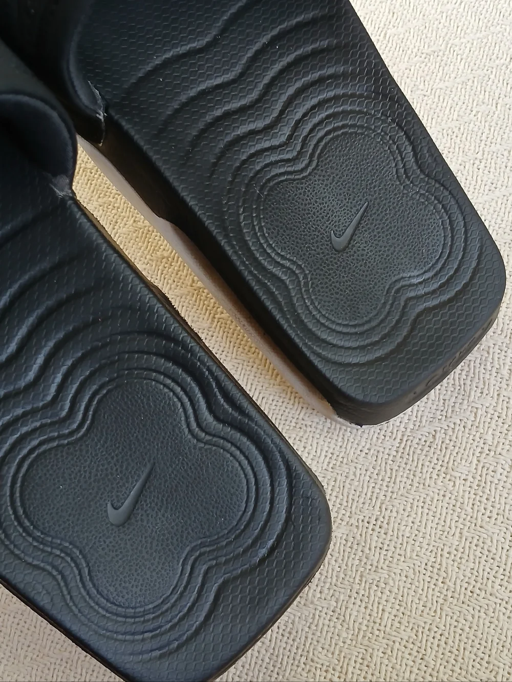 nike ♡ cirro slide sandals black mens 12 summer beach streetwear gorpcore dad